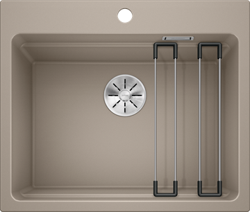 Blanco Etagon 6 UXI køkkenvask 60x51cm i trøffel 